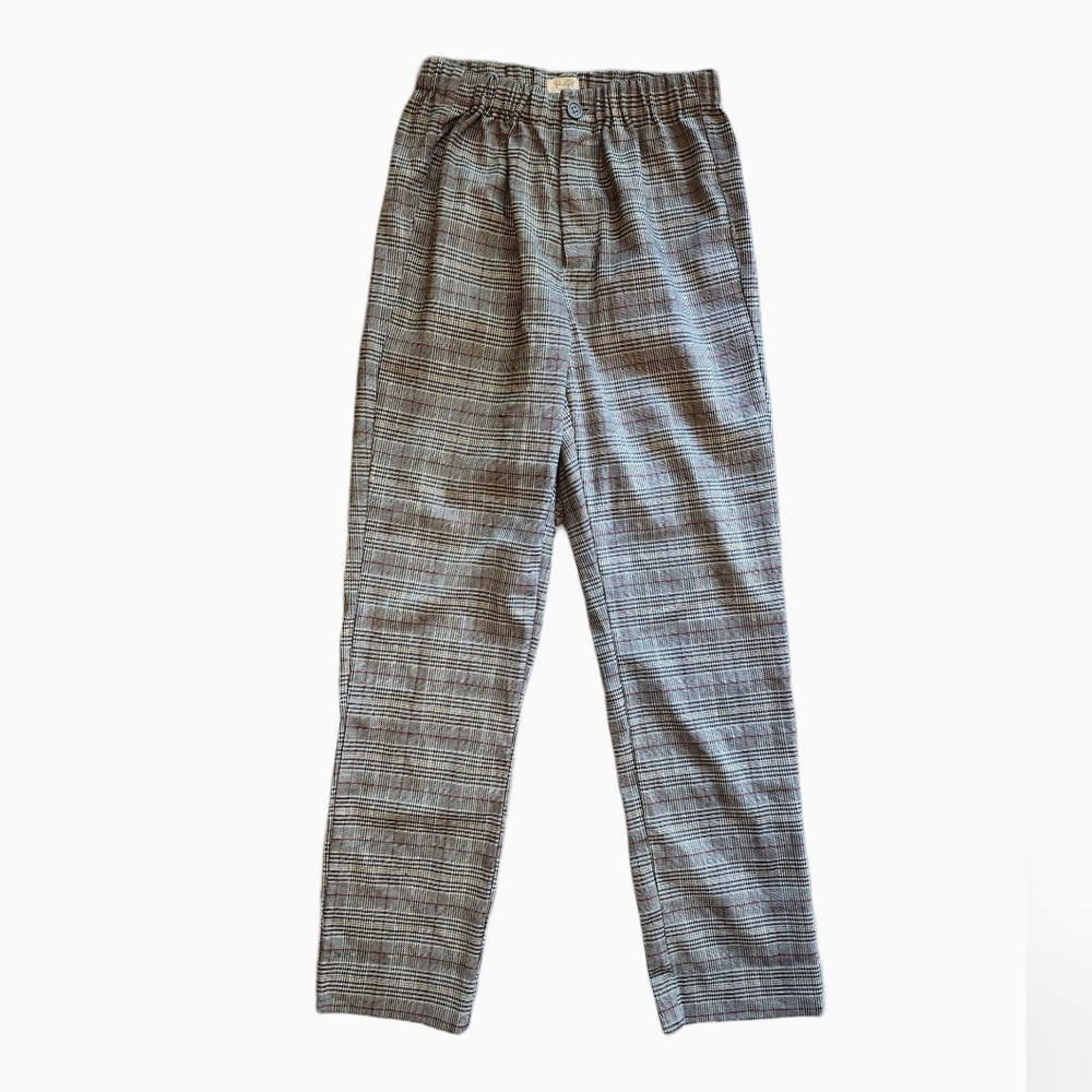 Brandy Melville Grey Plaid Pants